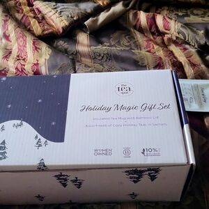 - Boxed tea set fab teas I own and brew three flavors 15 each in bag Mug Pretty